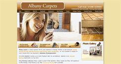 Desktop Screenshot of albanycarpets.co.uk