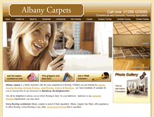 Tablet Screenshot of albanycarpets.co.uk